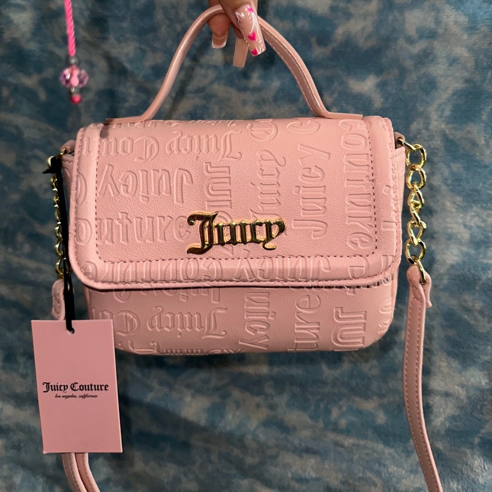 Juicy Couture Deboss Macroon Flap Crossbody